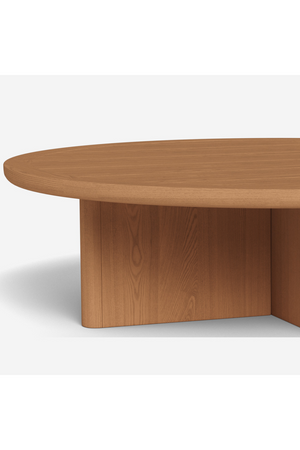 Outdoor Round Teak Coffee Table | Andrew Martin Caicos | Oroa.com