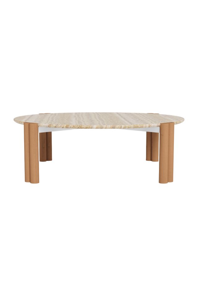 Travertine Outdoor Coffee Table | Andrew Martin Cove | Oroa.com