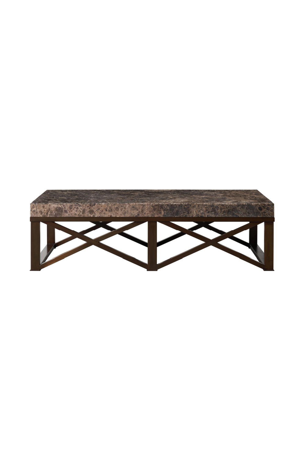 Dark Brown Marble Coffee Table |Andrew Martin Giorgio | Oroa.com