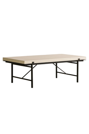 Textured Linen Coffee Table | Andrew Martin Aurora | Oroa.com