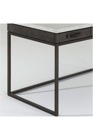 Concrete Top 3-Drawer Desk | Andrew Martin Emerson | Oroa.com
