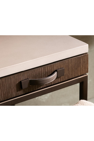 Concrete Top 3-Drawer Desk | Andrew Martin Emerson | Oroa.com