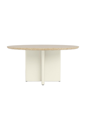 Outdoor Aluminium Round Dining Table | Andrew Martin Caicos | Woodfurniture.com