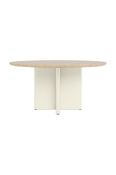 Outdoor Aluminium Round Dining Table | Andrew Martin Caicos | Woodfurniture.com