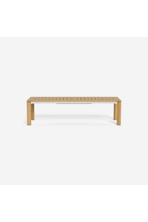 Teak Outdoor Extending Dining Table | Andrew Martin Byron | Oroa.com