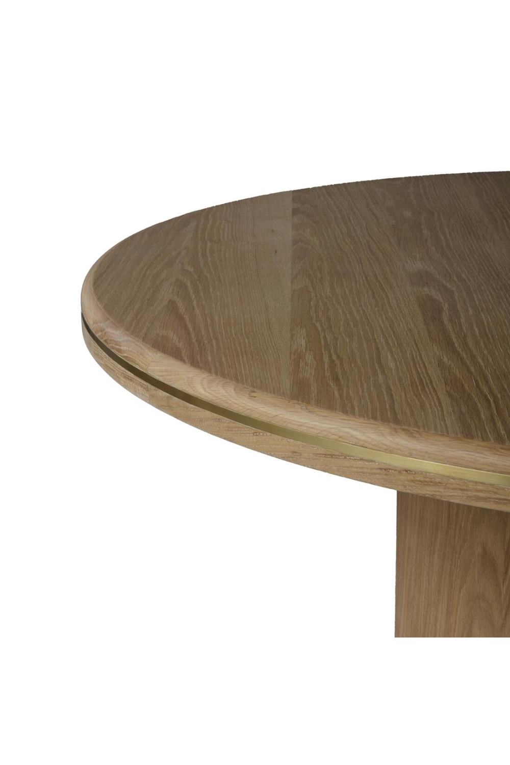 Natural Oak Pedestal Dining Table | Andrew Martin Angelo | Oroa.com