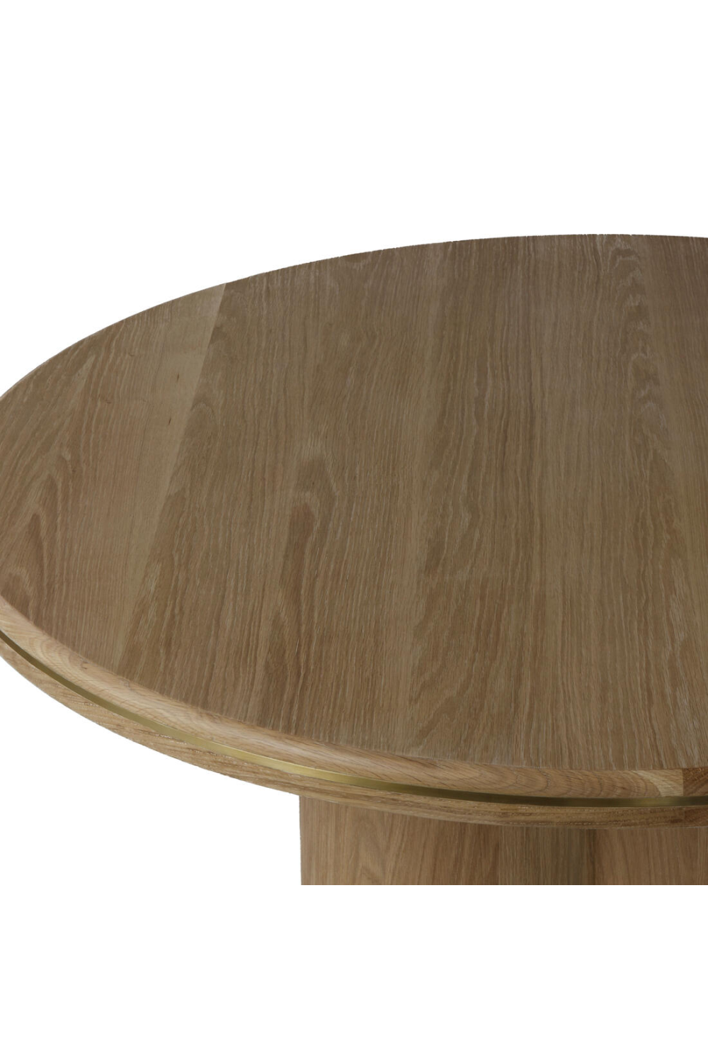 Natural Oak Pedestal Dining Table | Andrew Martin Angelo | Oroa.com