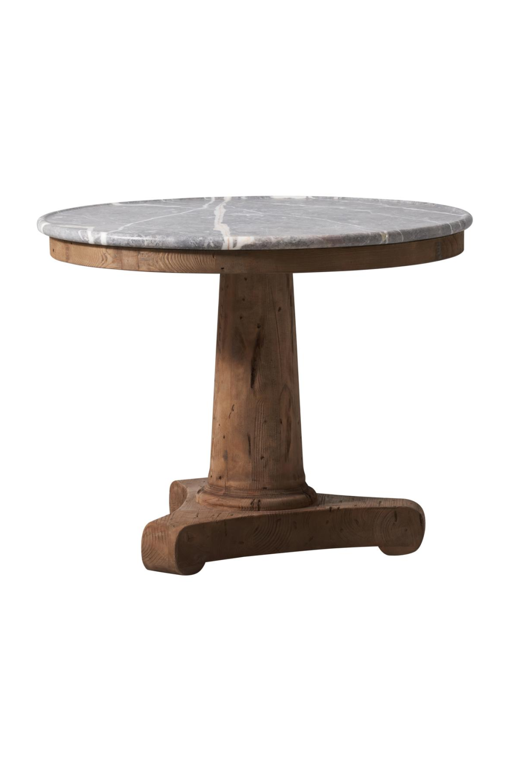 Vintage Pine Pedestal Dining Table | Andrew Martin Michaelangelo | Oroa.com