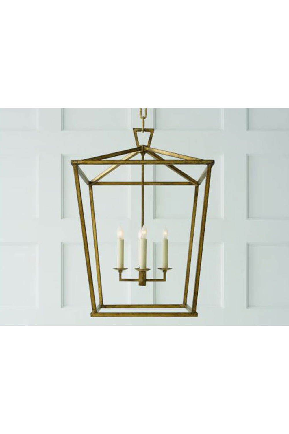 Iron Framed Candle Pendant Lamp | Andrew Martin Darlana | Oroa.com