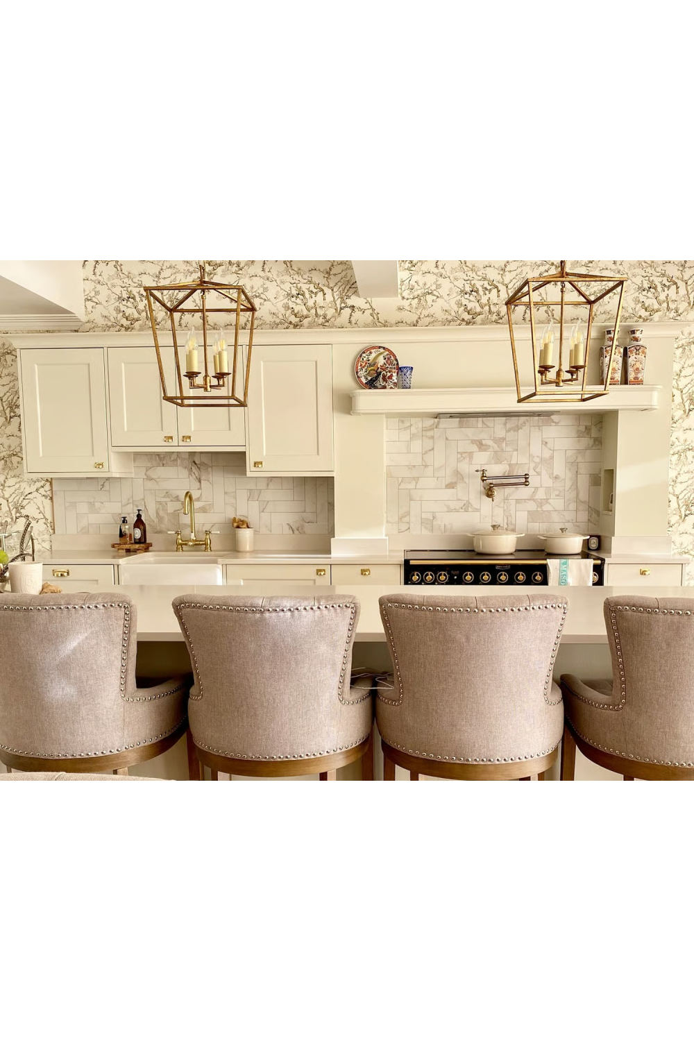 Iron Framed Candle Pendant Lamp | Andrew Martin Darlana | Oroa.com