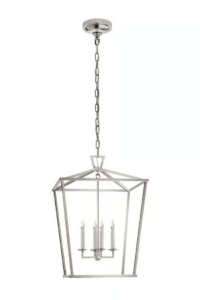 Iron Framed Candle Pendant Lamp | Andrew Martin Darlana | Oroa.com