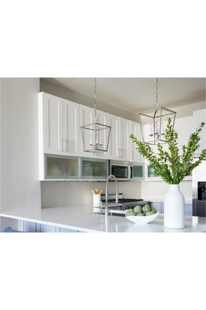 Iron Framed Candle Pendant Lamp | Andrew Martin Darlana | Oroa.com