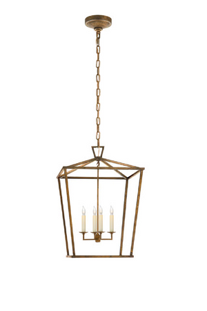 Iron Framed Candle Pendant Lamp | Andrew Martin Darlana | Oroa.com