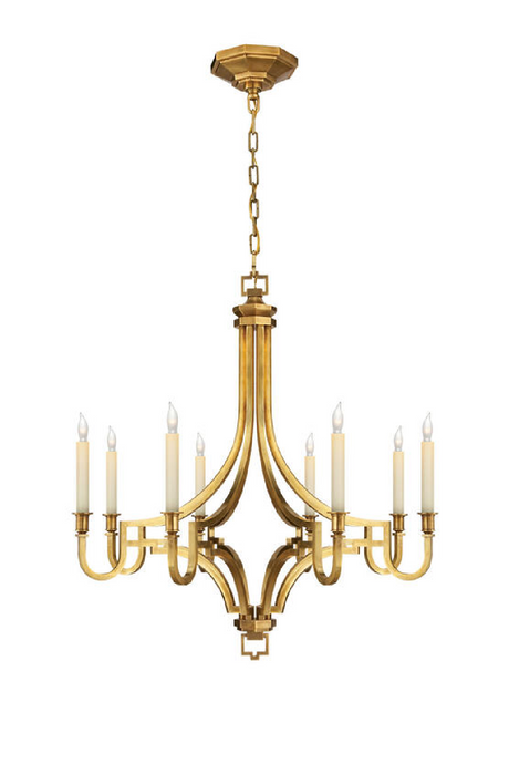 Eight-Candle Chandelier | Andrew Martin Mykonos | Oroa.com