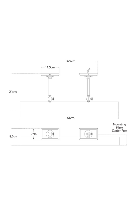 Tubular Gold Wall Light S | Andrew Martin Cabinet Maker's | Oroa.com