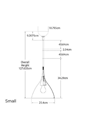 Gold Interior Pendant Lamp | Andrew Martin Agnes | Oroa.com