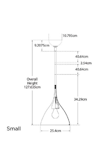 Gold Interior Pendant Lamp | Andrew Martin Agnes | Oroa.com