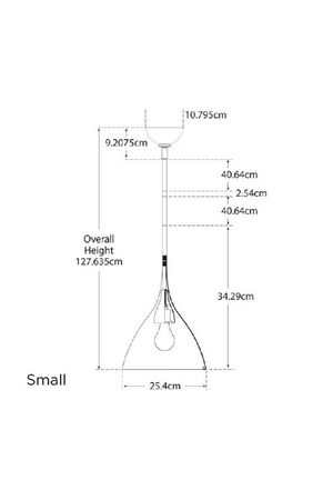 Gold Interior Pendant Lamp | Andrew Martin Agnes | Oroa.com