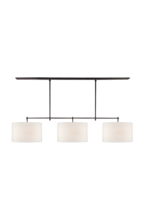 Brass Bar Paper Shade Pendant Light L | Andrew Martin | Oroa.com