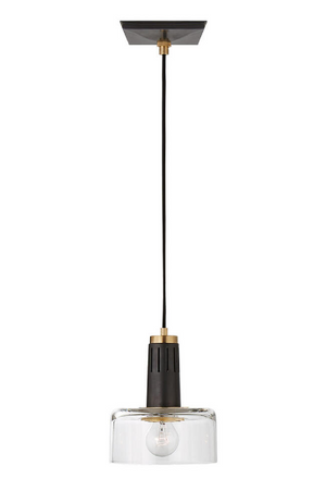 Industrial Style Glass Pendant Lamp | Andrew Martin Iris | Oroa.com