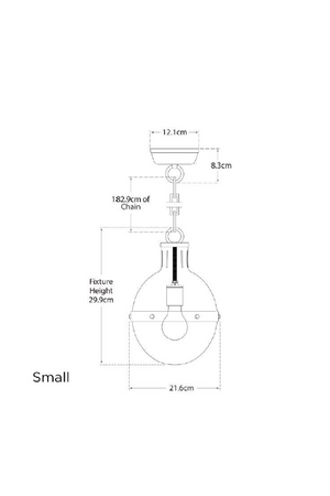 White Glass Ball Pendant Lamp | Andrew Martin Hicks | Oroa.com