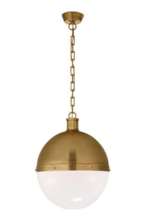 White Glass Ball Pendant Lamp | Andrew Martin Hicks | Oroa.com