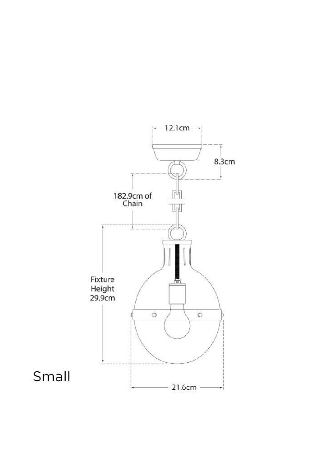 White Glass Ball Pendant Lamp | Andrew Martin Hicks | Oroa.com