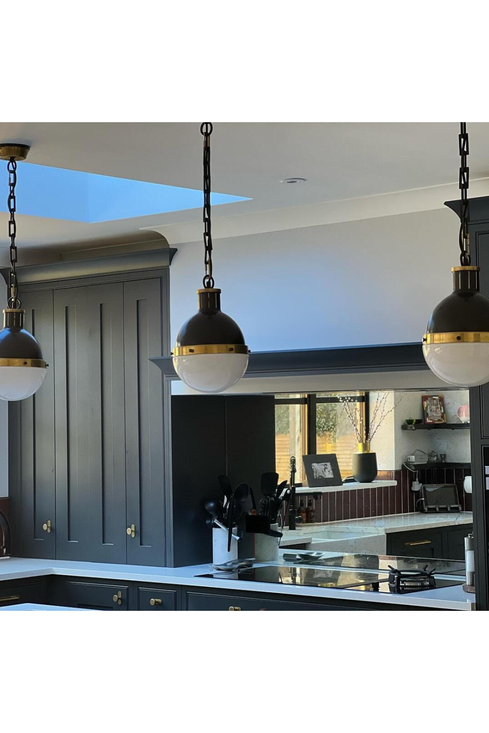 White Glass Ball Pendant Lamp | Andrew Martin Hicks | Oroa.com