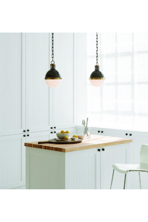 White Glass Ball Pendant Lamp | Andrew Martin Hicks | Oroa.com