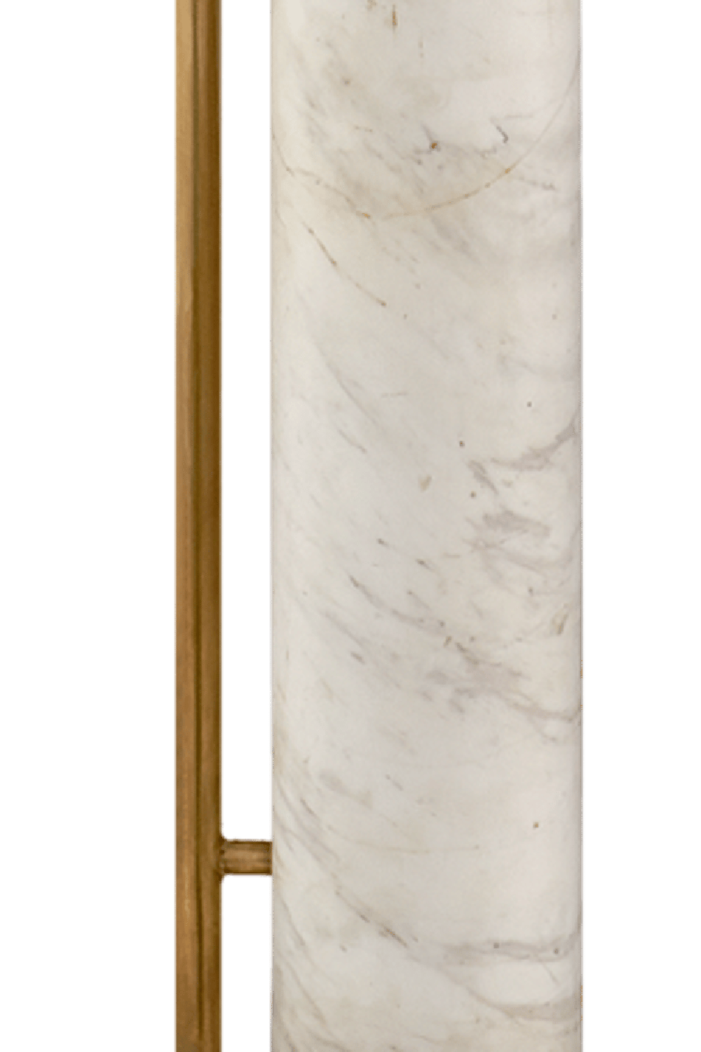White Marble Base Floor Lamp | Andrew Martin Alma | Oroa.com