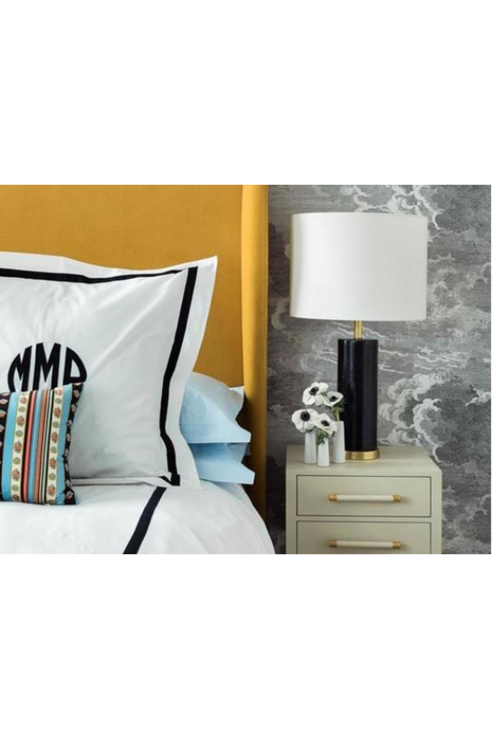 Polished Marble Table Lamp | Andrew Martin Cliff | Oroa.com