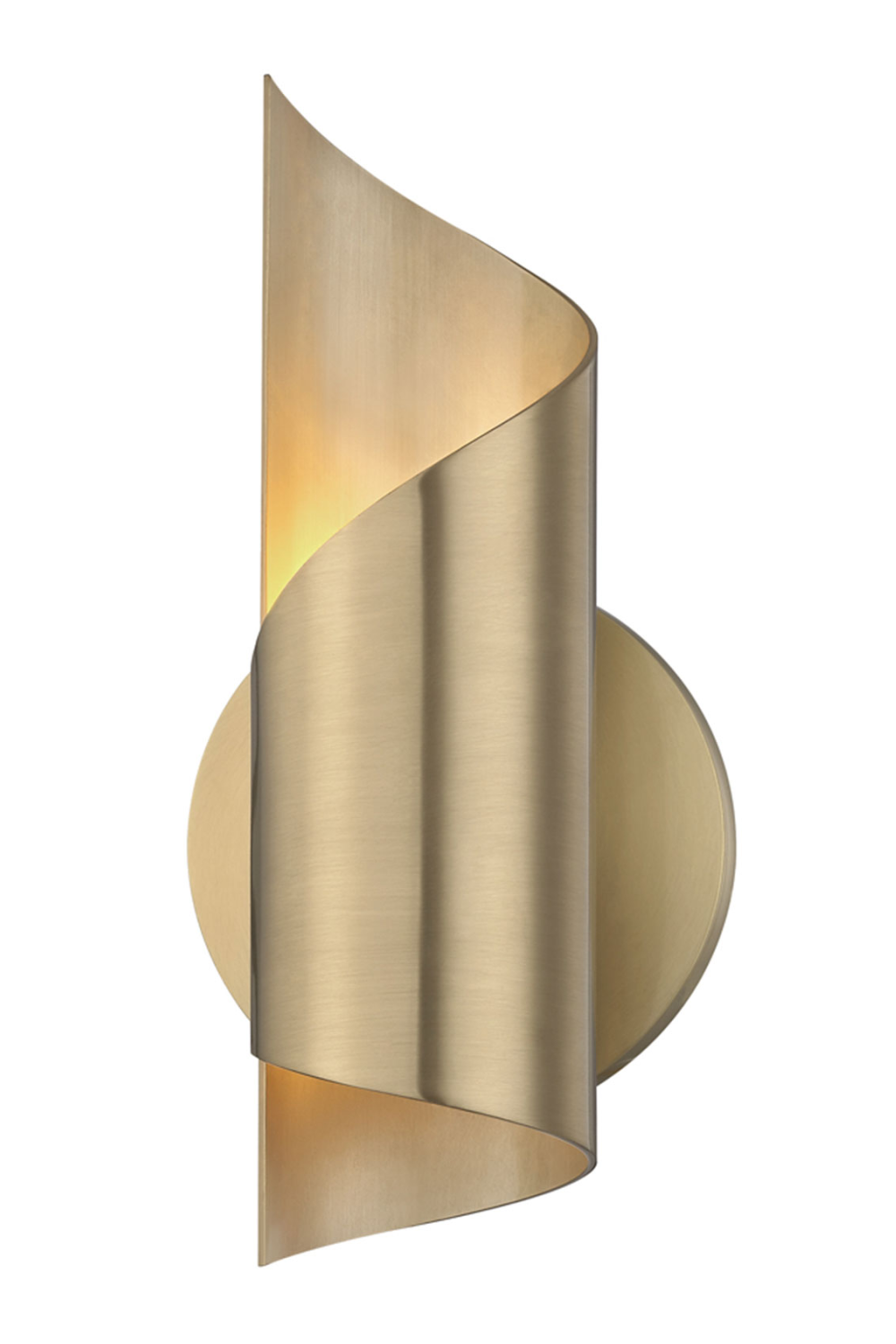 Metallic Cylindrical Wall Light | Andrew Martin Evie | Oroatrade.com