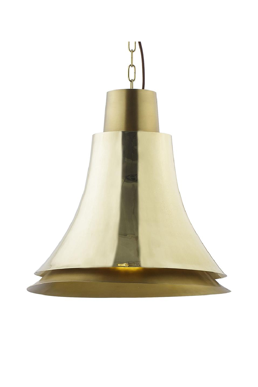Polished Brass Pendant Lamp | Andrew Martin Bell | Oroa.com