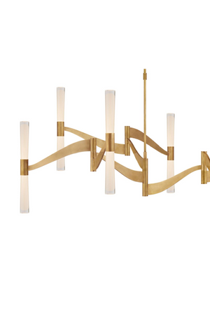 Frosted Glass Tubes Chandelier | Andrew Martin Brenta | Oroa.com