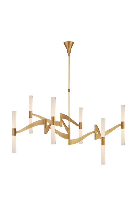 Frosted Glass Tubes Chandelier | Andrew Martin Brenta | Oroa.com