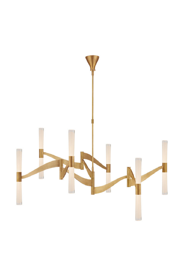 Frosted Glass Tubes Chandelier | Andrew Martin Brenta | Oroa.com