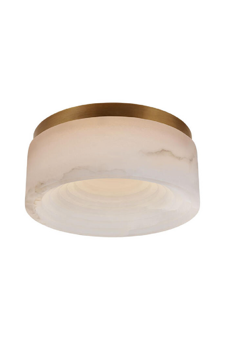 Inverted Round Alabaster Ceiling Lamp | Andrew Martin Otto | Oroa.com