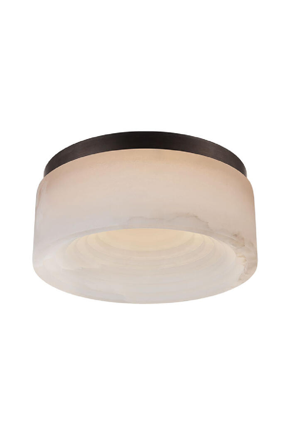 Inverted Round Alabaster Ceiling Lamp | Andrew Martin Otto | Oroa.com