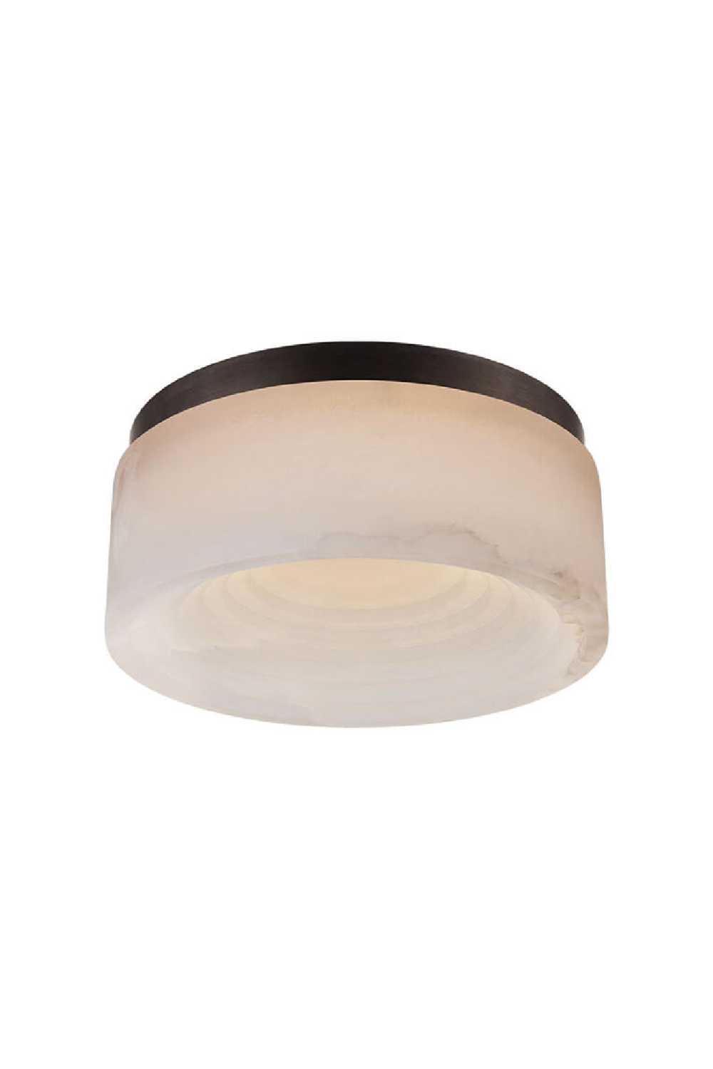 Inverted Round Alabaster Ceiling Lamp | Andrew Martin Otto | Oroa.com