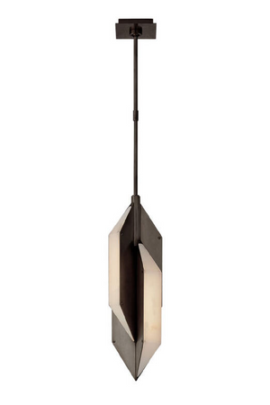 Natural Stone Geometrical Pendant Lamp | Andrew Martin Ophelion | Oroa.com