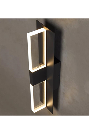 Matte Black Outdoor Wall Light | Andrew Martin Lyft | Oroa.com