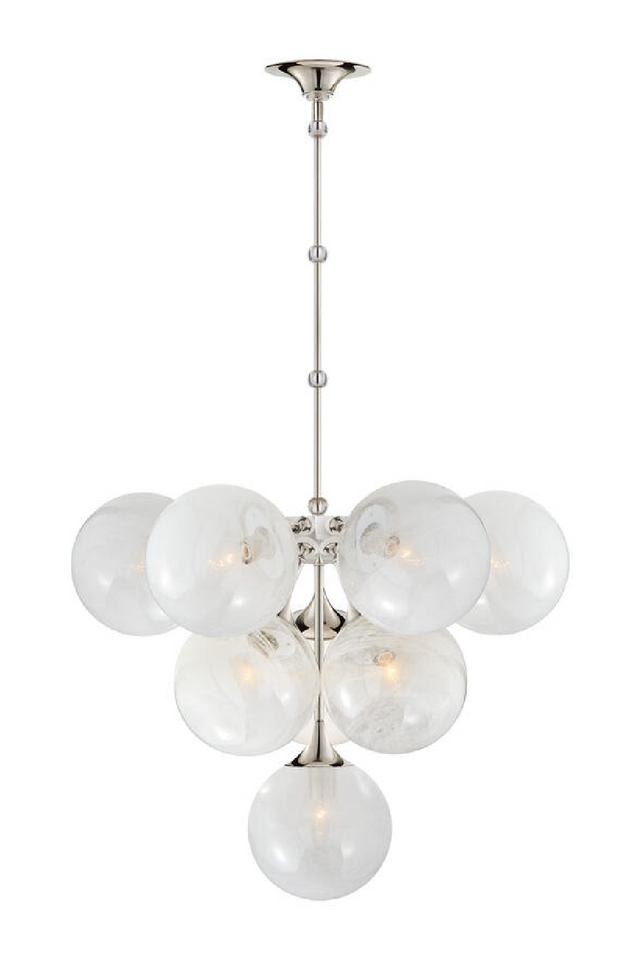 Glass Orbs Tiered Chandelier | Andrew Martin Cristol | Oroa.com