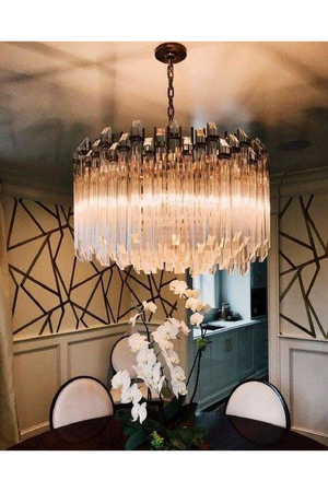 Modern Drum Chandelier | Andrew Martin Adele | Oroa.com