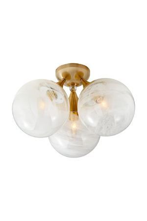 Triple Glass Globes Ceiling Lamp | Andrew Martin Cristol | Oroa.com