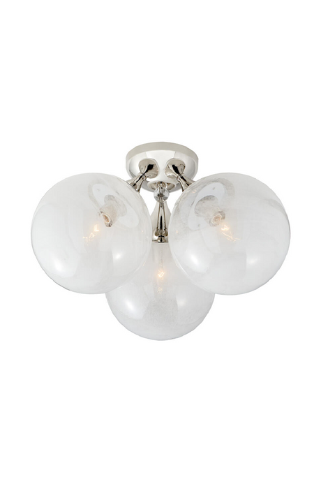 Triple Glass Globes Ceiling Lamp | Andrew Martin Cristol | Oroa.com