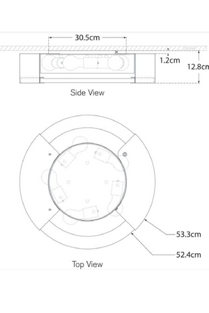 Round Alabaster Ceiling Lamp | Andrew Martin Melange | Oroa.com