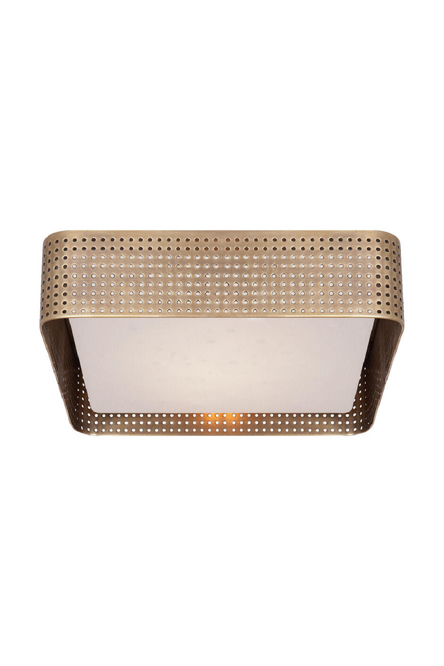Perforated Square Ceiling Lamp | Andrew Martin Precision | Oroa.com