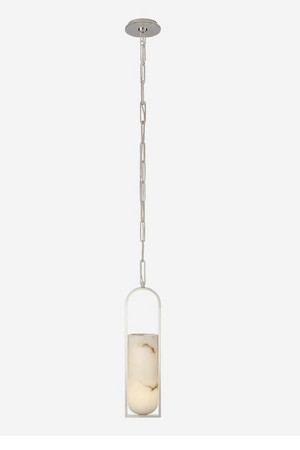 Elongated Alabaster Pendant Lamp | Andrew Martin Melange | Oroa.com