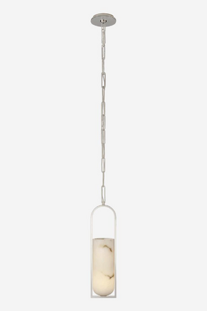 Elongated Alabaster Pendant Lamp | Andrew Martin Melange | Oroa.com
