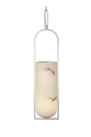 Elongated Alabaster Pendant Lamp | Andrew Martin Melange | Oroa.com